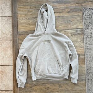 Brooklyn Cloth Men's Crewneck Hoodie in Light Beige